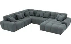 Goossens excellent u bank kubus groen stof - 8252836-gespiegeld-02