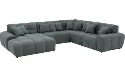 Goossens excellent u bank kubus groen stof - 8252836-goossens-excellent-kubus-bank-stof-groen-01