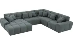 Goossens excellent u bank kubus groen stof - 8252836-goossens-excellent-kubus-bank-stof-groen-01