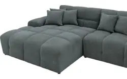 Goossens excellent u bank kubus groen stof - 8252836-goossens-excellent-kubus-bank-stof-groen-01