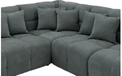 Goossens excellent u bank kubus groen stof - 8252836-goossens-excellent-kubus-bank-stof-groen-01