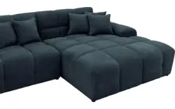 Goossens excellent u bank kubus blauw stof - 8252837-gespiegeld-02