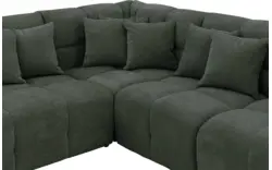 Goossens excellent u bank kubus groen stof - 8252838-goossens-excellent-kubus-bank-stof-groen-01