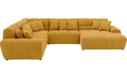 Goossens excellent u bank kubus geel stof - 8252842-gespiegeld-02