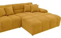 Goossens excellent u bank kubus geel stof - 8252842-gespiegeld-02