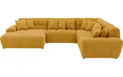 Goossens excellent u bank kubus geel stof - 8252842-goossens-excellent-kubus-bank-stof-geel-01