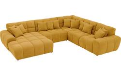 Goossens excellent u bank kubus geel stof - 8252842-goossens-excellent-kubus-bank-stof-geel-01
