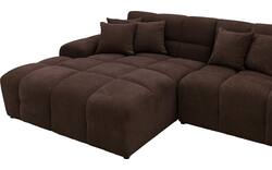 Goossens excellent u bank kubus bruin stof - 8252845-goossens-excellent-kubus-bank-stof-bruin-01