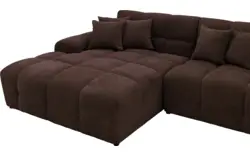 Goossens excellent u bank kubus bruin stof - 8252845-goossens-excellent-kubus-bank-stof-bruin-01