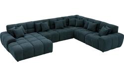 Goossens excellent u bank kubus groen stof - 8252855-goossens-excellent-kubus-bank-stof-groen-01