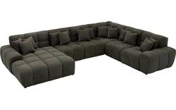 Goossens excellent u bank kubus groen stof - 8252856-goossens-excellent-kubus-bank-stof-groen-01