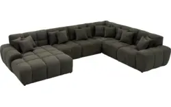 Goossens excellent u bank kubus groen stof - 8252856-goossens-excellent-kubus-bank-stof-groen-01