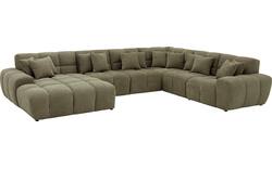 Goossens excellent u bank kubus groen stof - 8252857-goossens-excellent-kubus-bank-stof-groen-01