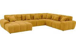 Goossens excellent u bank kubus geel stof - 8252858-goossens-excellent-kubus-bank-stof-geel-02