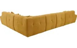Goossens excellent u bank kubus geel stof - 8252858-goossens-excellent-kubus-bank-stof-geel-01
