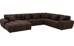 Goossens excellent u bank kubus bruin stof - 8252861-goossens-excellent-kubus-bank-stof-bruin-01