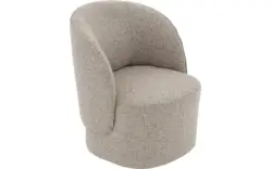 Goossens draaifauteuil gando beige stof - 8252867-goossens-gando-fauteuil-stof-01