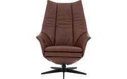 Goossens excellent relaxstoel richard bruin leer - 8252868-goossens-excellent-richard-fauteuil-leer-01