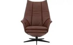 Goossens excellent relaxstoel richard bruin leer - 8252868-goossens-excellent-richard-fauteuil-leer-01