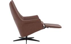 Goossens excellent relaxstoel richard bruin leer - 8252868-goossens-excellent-richard-fauteuil-leer-01