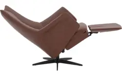 Goossens excellent relaxstoel richard bruin leer - 8252868-goossens-excellent-richard-fauteuil-leer-01