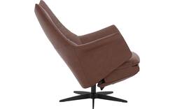 Goossens excellent relaxstoel richard bruin leer - 8252868-goossens-excellent-richard-fauteuil-leer-01