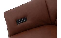 Goossens excellent relaxstoel richard bruin leer - 8252868-goossens-excellent-richard-fauteuil-leer-01