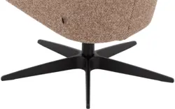Goossens excellent draaifauteuil wes rood stof - 8252869-goossens-excellent-wes-fauteuil-stof-01