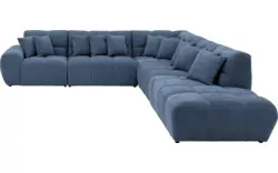 Goossens excellent hoekbank kubus blauw stof - 8252872-goossens-excellent-kubus-bank-stof-blauw-01