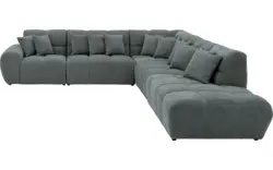 Goossens excellent hoekbank kubus groen stof - 8252874-goossens-excellent-kubus-bank-stof-groen-01