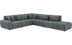 Goossens excellent hoekbank kubus groen stof - 8252874-goossens-excellent-kubus-bank-stof-groen-02