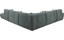 Goossens excellent hoekbank kubus groen stof - 8252874-goossens-excellent-kubus-bank-stof-groen-01