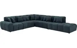 Goossens excellent hoekbank kubus blauw stof - 8252875-goossens-excellent-kubus-bank-stof-blauw-01