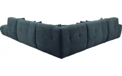 Goossens excellent hoekbank kubus blauw stof - 8252875-goossens-excellent-kubus-bank-stof-blauw-01