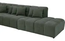 Goossens excellent hoekbank kubus groen stof - 8252876-goossens-excellent-kubus-bank-stof-groen-01