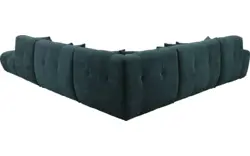 Goossens excellent hoekbank kubus groen stof - 8252877-goossens-excellent-kubus-bank-stof-groen-01
