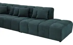 Goossens excellent hoekbank kubus groen stof - 8252877-goossens-excellent-kubus-bank-stof-groen-01