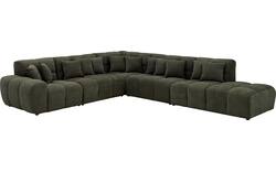 Goossens excellent hoekbank kubus groen stof - 8252878-goossens-excellent-kubus-bank-stof-groen-02