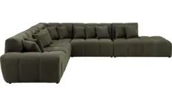 Goossens excellent hoekbank kubus groen stof - 8252878-goossens-excellent-kubus-bank-stof-groen-01