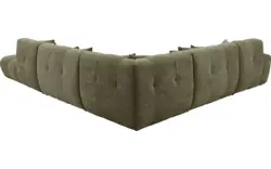 Goossens excellent hoekbank kubus groen stof - 8252879-goossens-excellent-kubus-bank-stof-groen-01