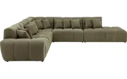 Goossens excellent hoekbank kubus groen stof - 8252879-goossens-excellent-kubus-bank-stof-groen-01