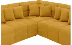 Goossens excellent hoekbank kubus geel stof - 8252880-goossens-excellent-kubus-bank-stof-geel-01