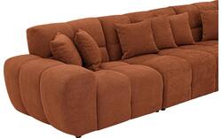 Goossens excellent hoekbank kubus bruin stof - 8252881-goossens-excellent-kubus-bank-stof-bruin-01