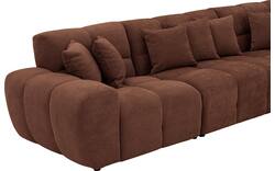 Goossens excellent hoekbank kubus bruin stof - 8252882-goossens-excellent-kubus-bank-stof-bruin-01