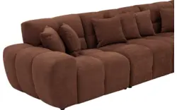 Goossens excellent hoekbank kubus bruin stof - 8252882-goossens-excellent-kubus-bank-stof-bruin-01
