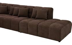 Goossens excellent hoekbank kubus bruin stof - 8252883-goossens-excellent-kubus-bank-stof-bruin-01