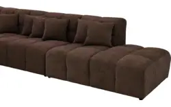 Goossens excellent hoekbank kubus bruin stof - 8252883-goossens-excellent-kubus-bank-stof-bruin-01