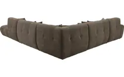 Goossens excellent hoekbank kubus bruin stof - 8252884-goossens-excellent-kubus-bank-stof-bruin-01