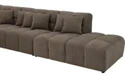 Goossens excellent hoekbank kubus bruin stof - 8252884-goossens-excellent-kubus-bank-stof-bruin-01