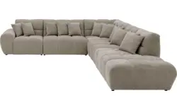 Goossens excellent hoekbank kubus bruin stof - 8252885-goossens-excellent-kubus-bank-stof-bruin-01